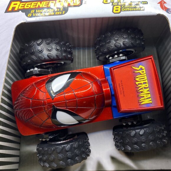 The Amazing Spider-Man Regener8’rs 8 Vehicles In 1 Toy Vehicle Car Marvel - Picture 2 of 16